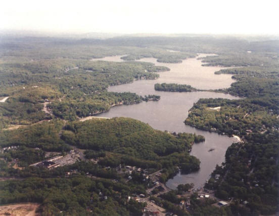Aerial photo of Lake Hopatcong, 2002